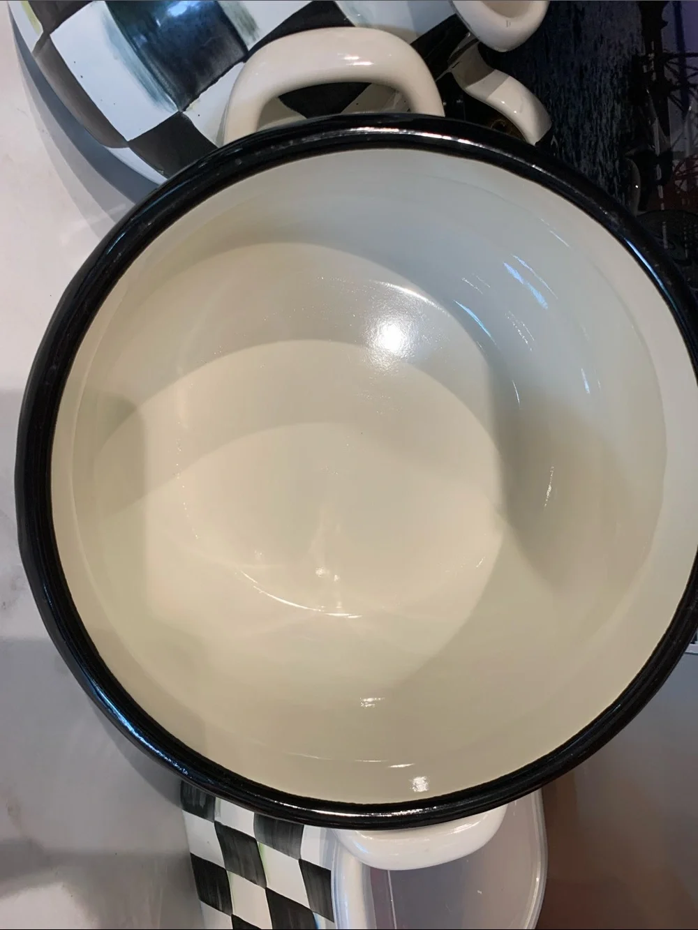 NEW Emma Bridgewater Black Toast Enamel Casserole Cooking Pot
